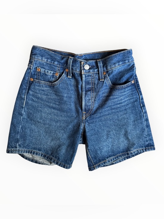 Levi's Pants - Levis 501 Mid Thigh Short in Broken Midnight like new women’s 24